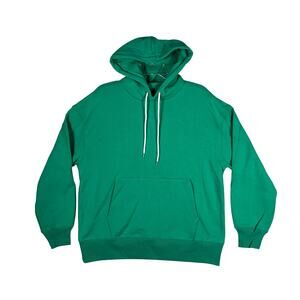 Everlane The Track Organic Cotton Womens Pullover Hoodie Size S Mint Green NWT